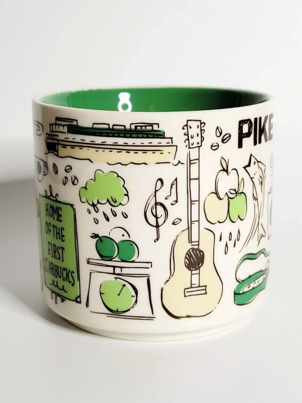 Starbucks PIKE PLACE Been There Series Pin Drop Collection 14 oz Mug NEW/NO BOX